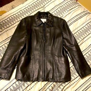 worthington womens leather jacket